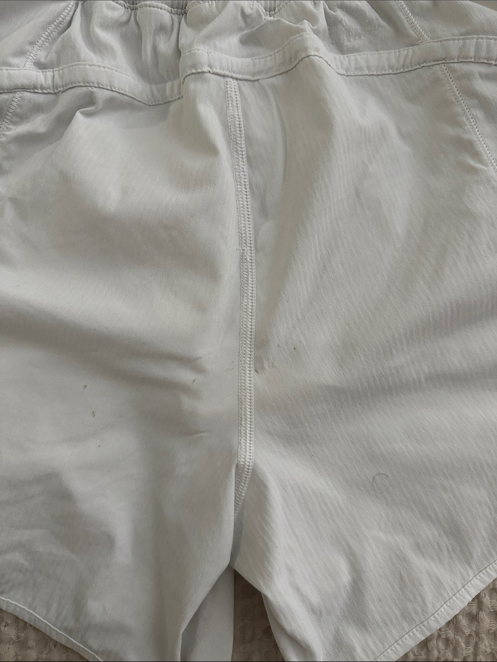 lululemon athletica track that White Women's Running Shorts HR 4” inseam - Picture 10 of 10
